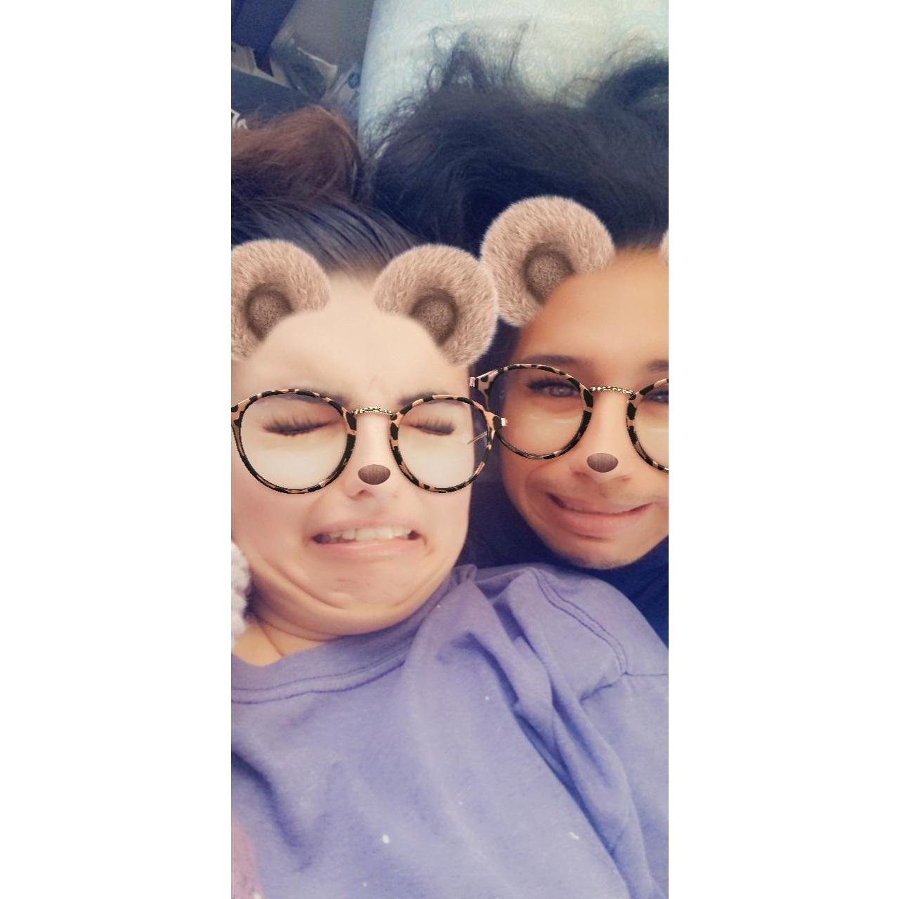 Since we dated through COVID, we had to find something fun to do! So we played with Snapchat filters...A LOT...