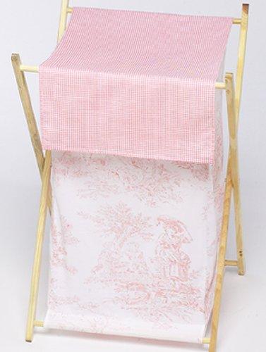 Sweet Jojo Designs Baby and Kids Clothes Laundry Hamper - Pink French Toile