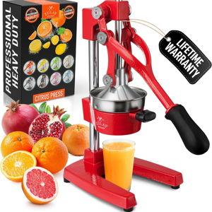 Zulay Kitchen Cast Iron Juicer (Red)