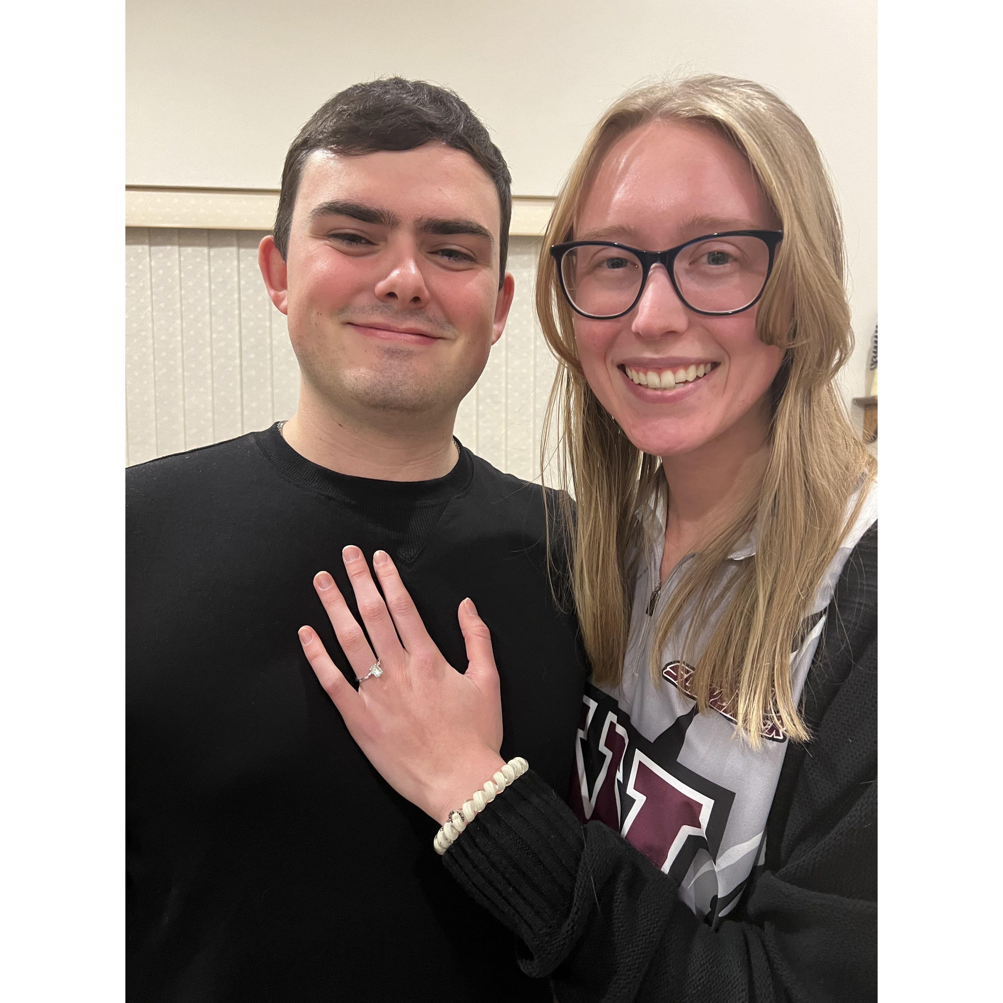 The night she said yes
