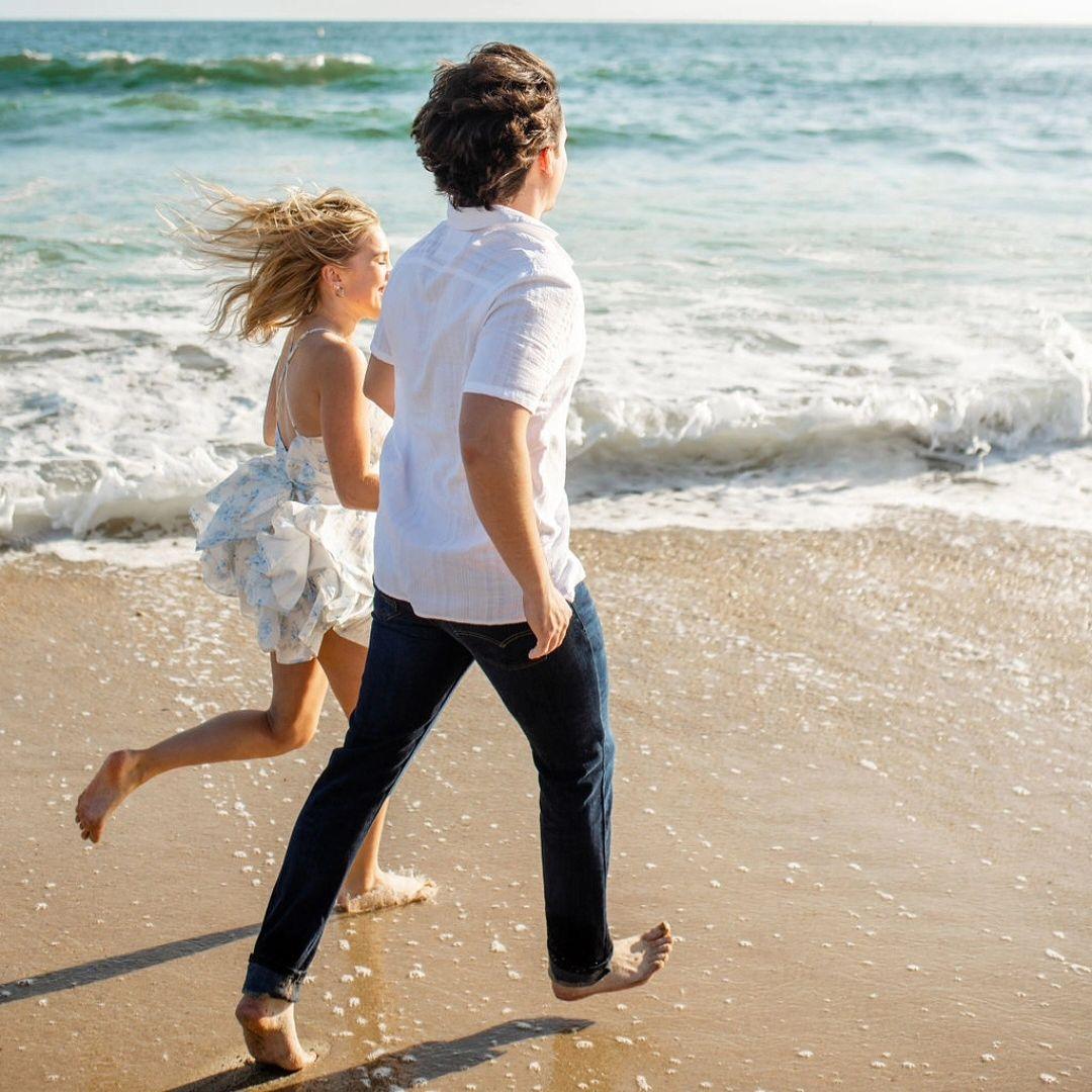 One of our favorite photos from our engagement photoshoot!