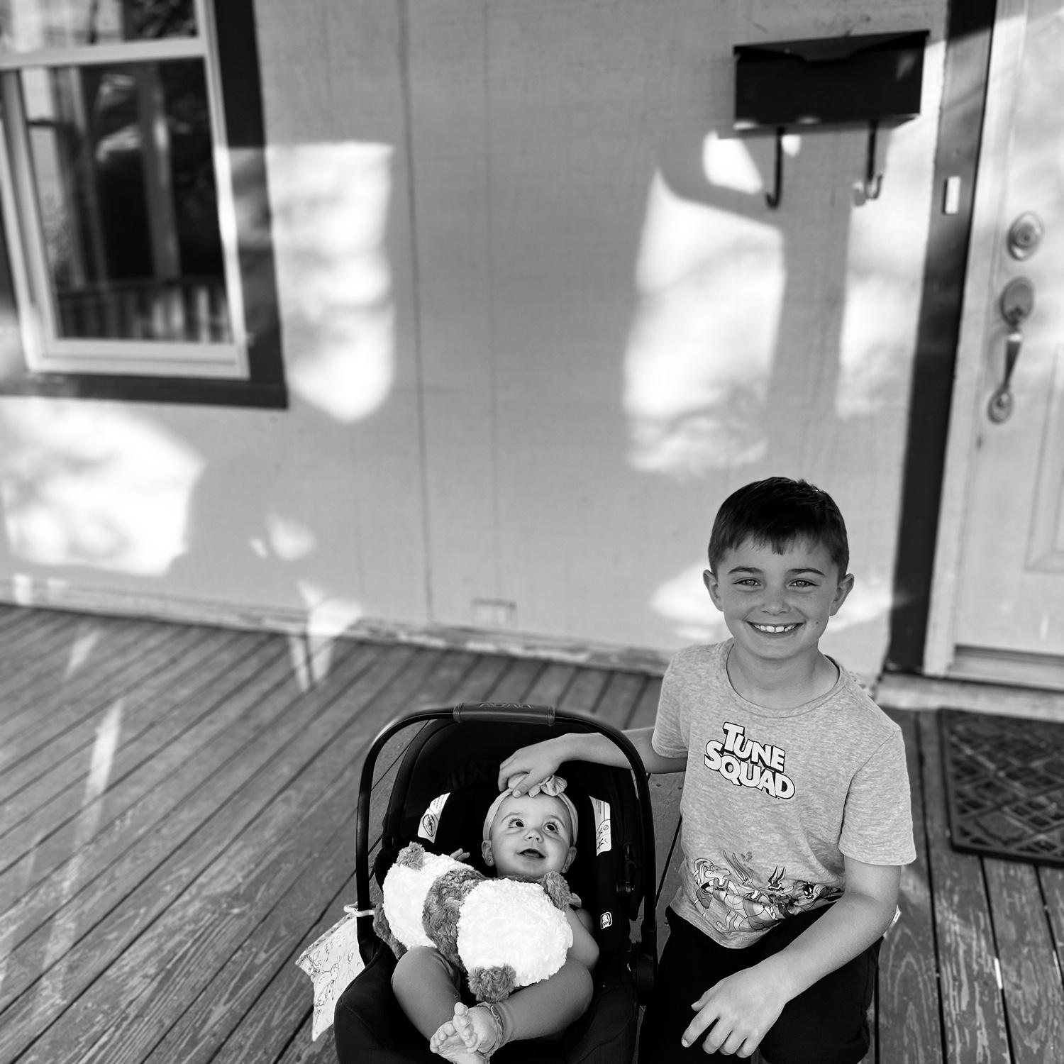 my niece and nephew are pretty damn cute, i know.
