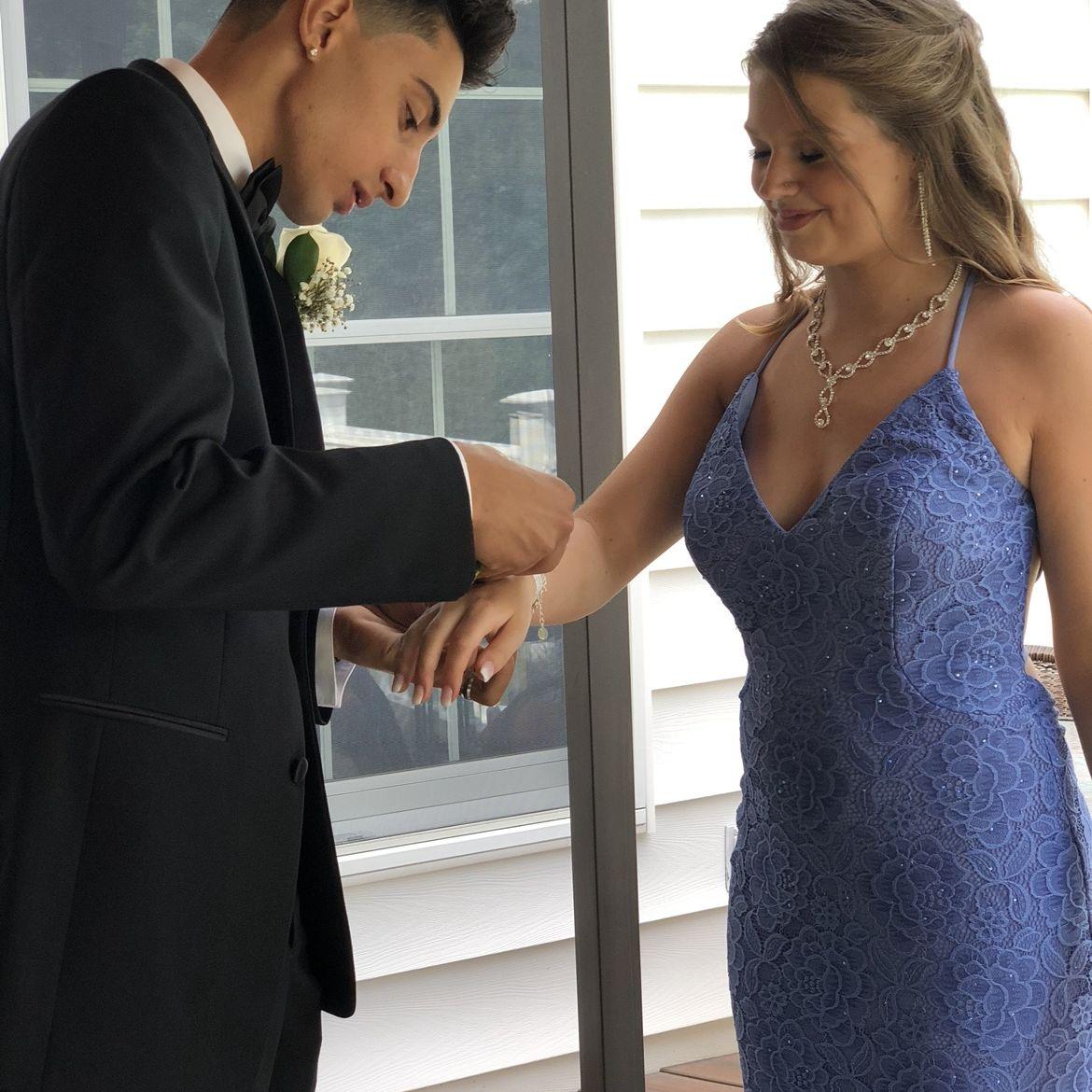 Megs prom in 2019..