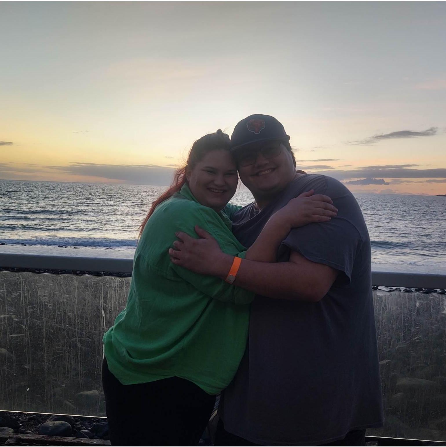 Right after our engagement, a trip to Mexico