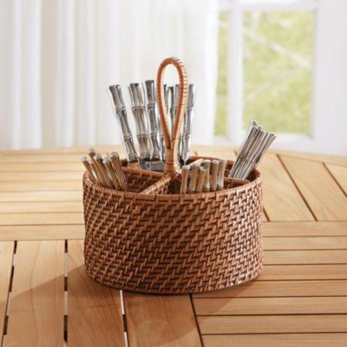Piper Woven Utensil Caddy