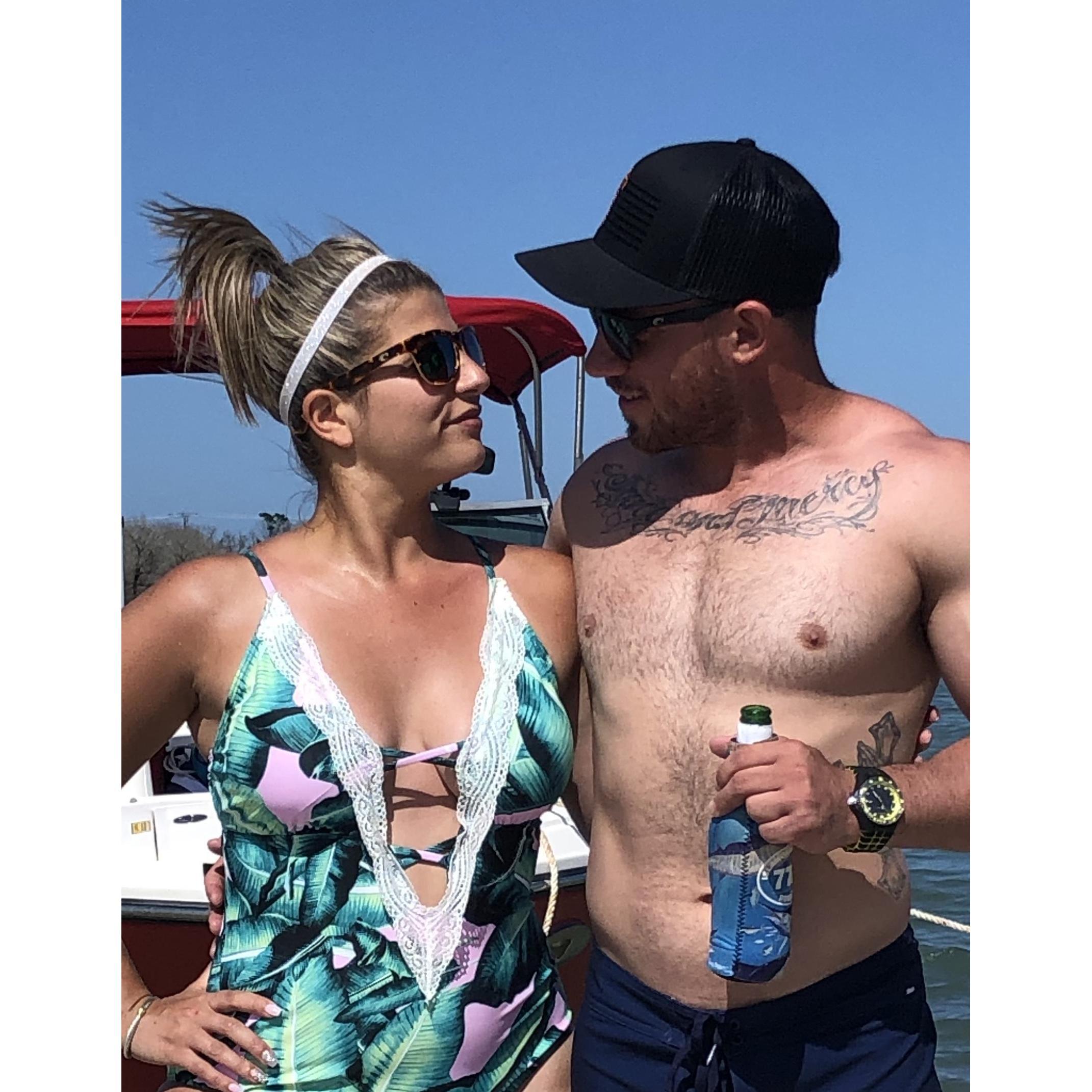 First boating season together. ☀️