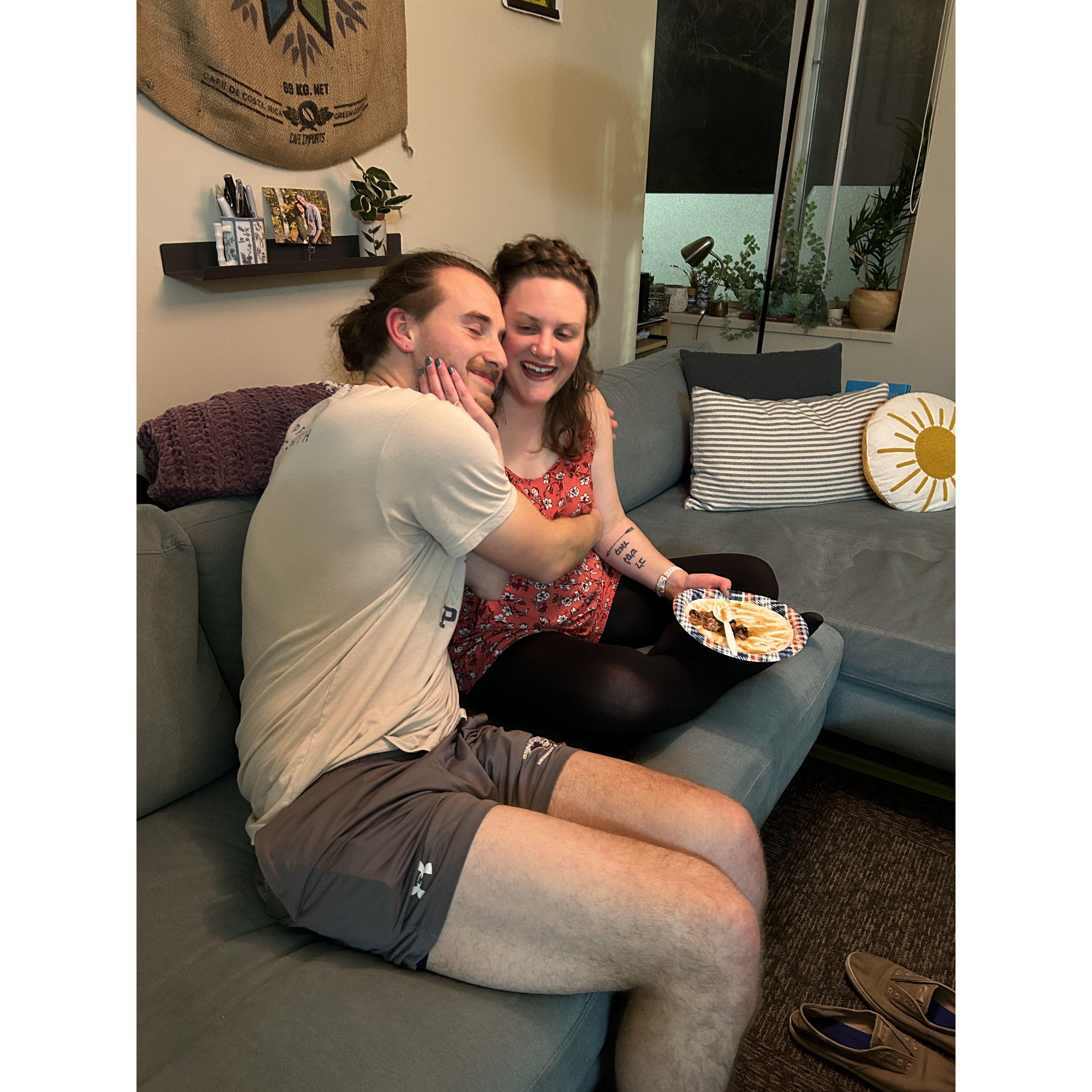Surprise birthday party for Craig