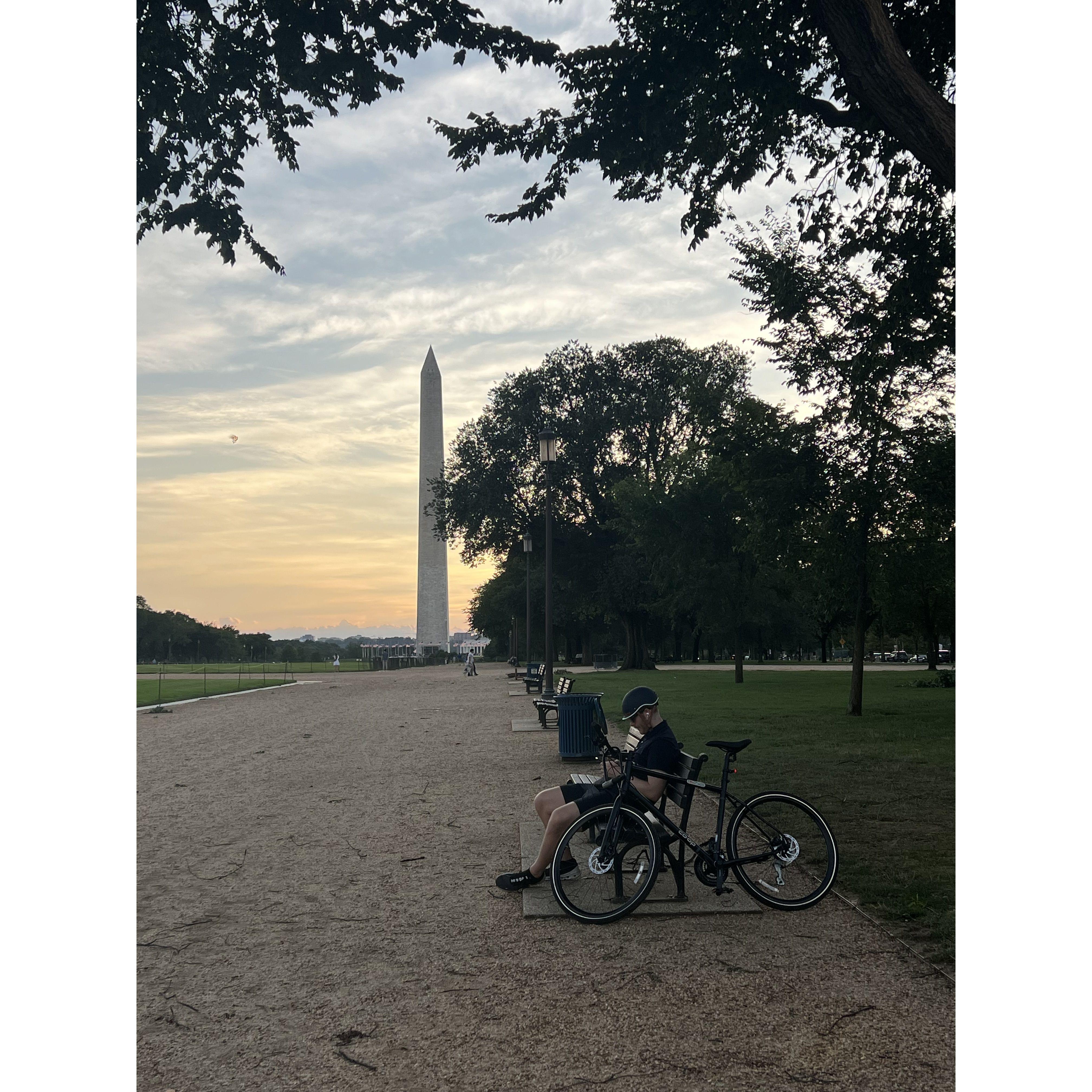 Getting to know our new city. Washington, DC.