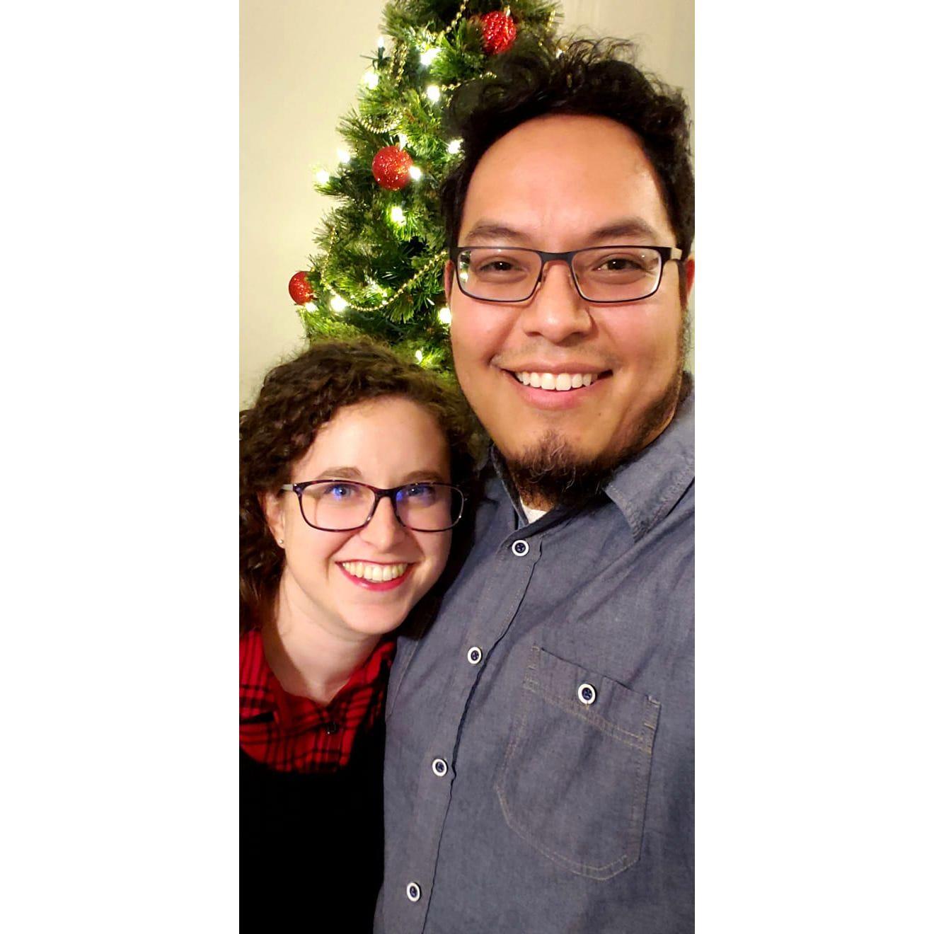 December 2021 - This was our first photo together at the Cianca's. It's hard to believe we had only known each other for a little more than a month here.