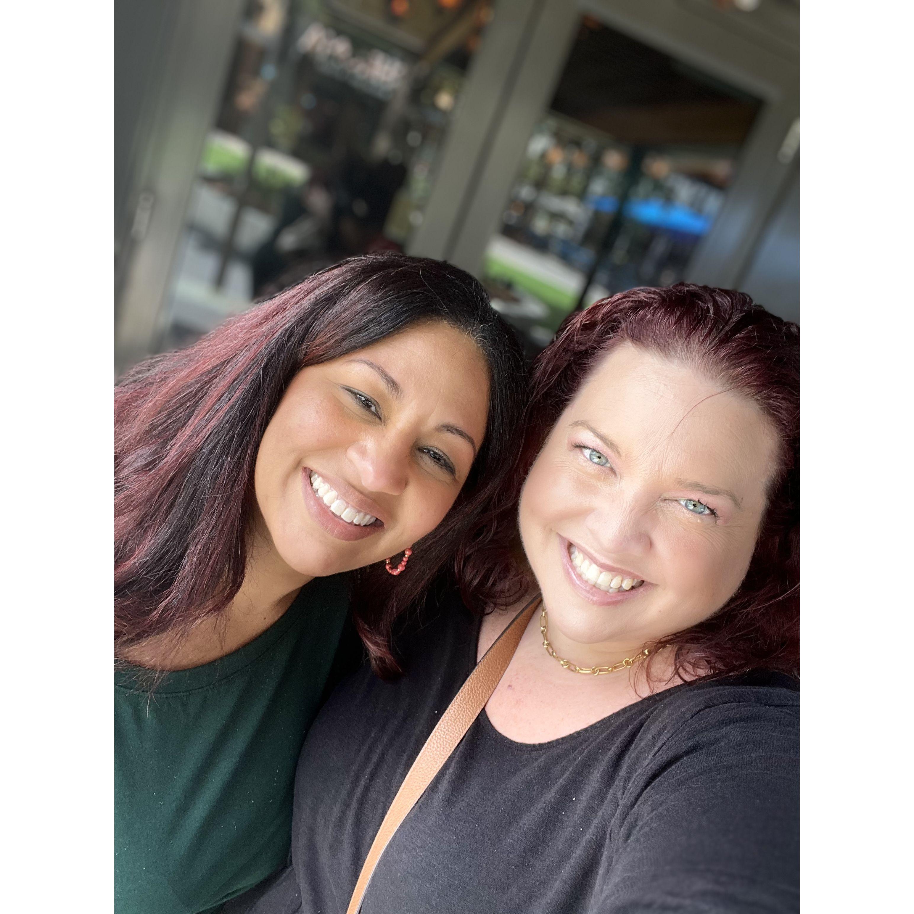 Sandra and Claire (friends & AGMU colleagues)