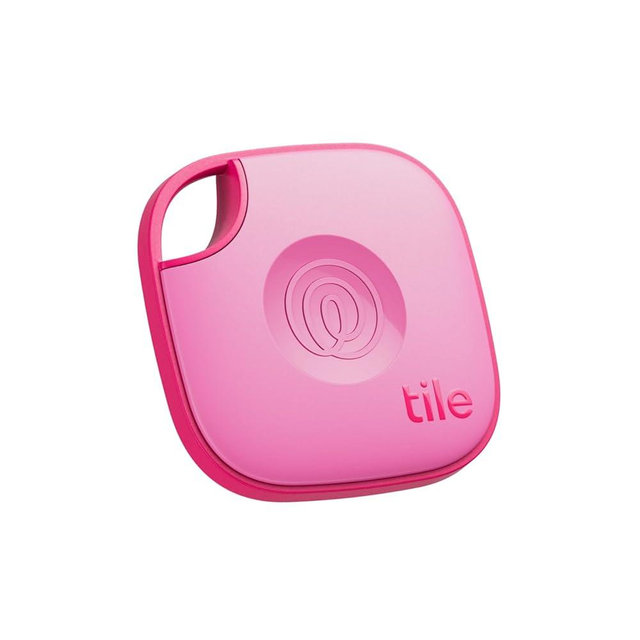 Tile by Life360 Mate Bluetooth Tracker, Keys Finder and Item Locator for Keys, Bags and More. Phone Finder. Both iOS and Android Compatible. 1-Pack (Pink Punch)