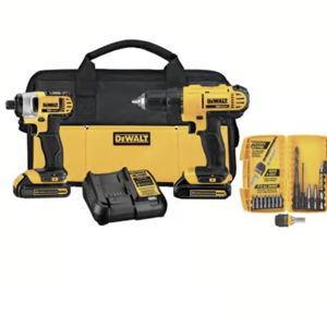 DeWalt 20V 2 Tool Compact Drill and Impact Driver Kit