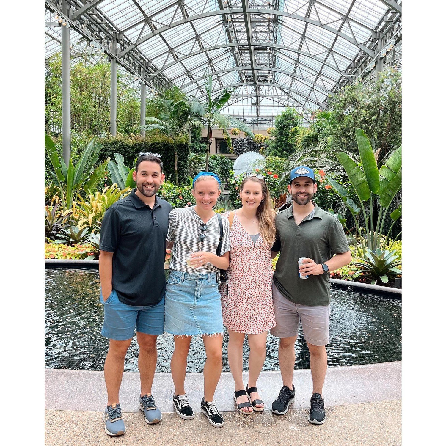 Longwood Gardens with Aaron and Kathleen