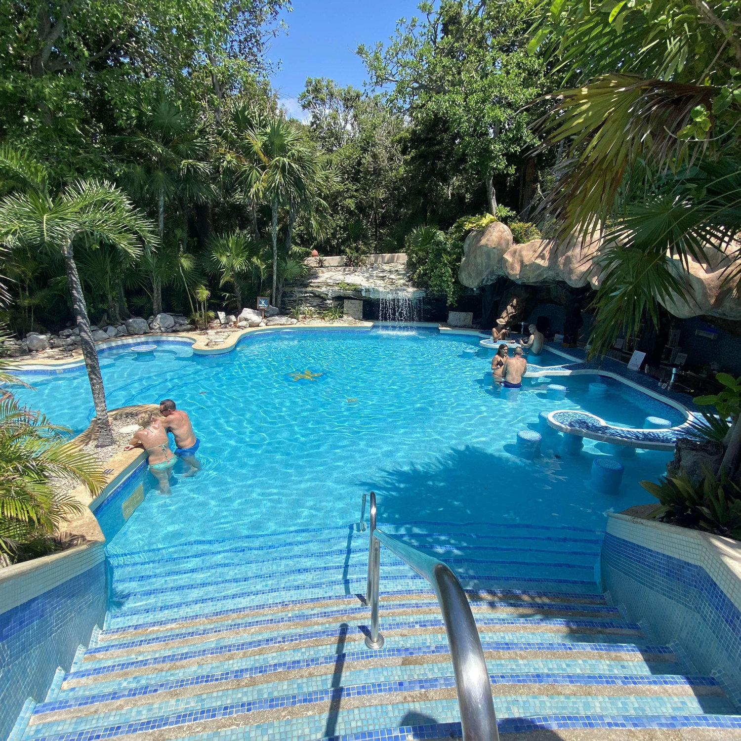 Adults only swim up bar pool at Iberostar
