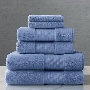 Frontgate Resort Collection: Six-piece Bath Towel Set in Mediterranean Blue