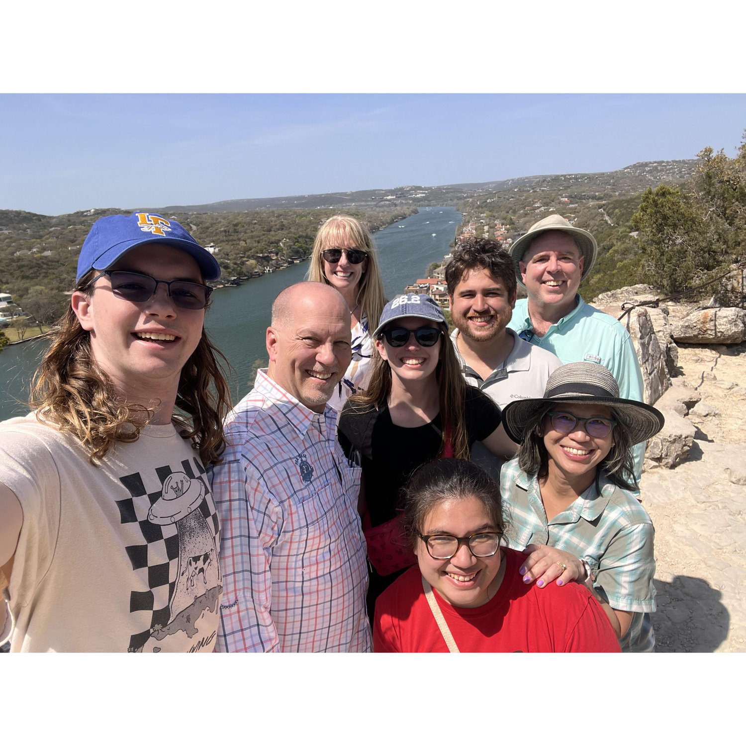 Schmidt and Voor fams together in Austin Texas