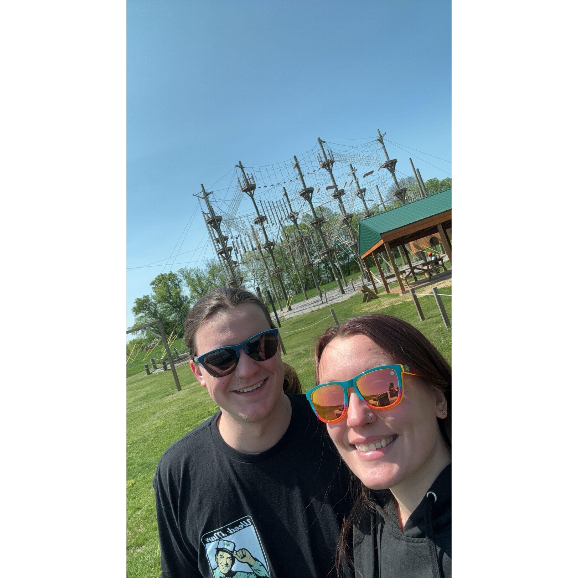 Surprise zip line tour date