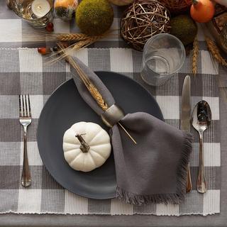 Buffalo Check Ribbed Placemat, Set of 6