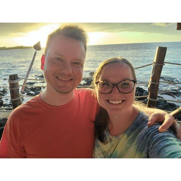 Selfie from our Hawaii trip