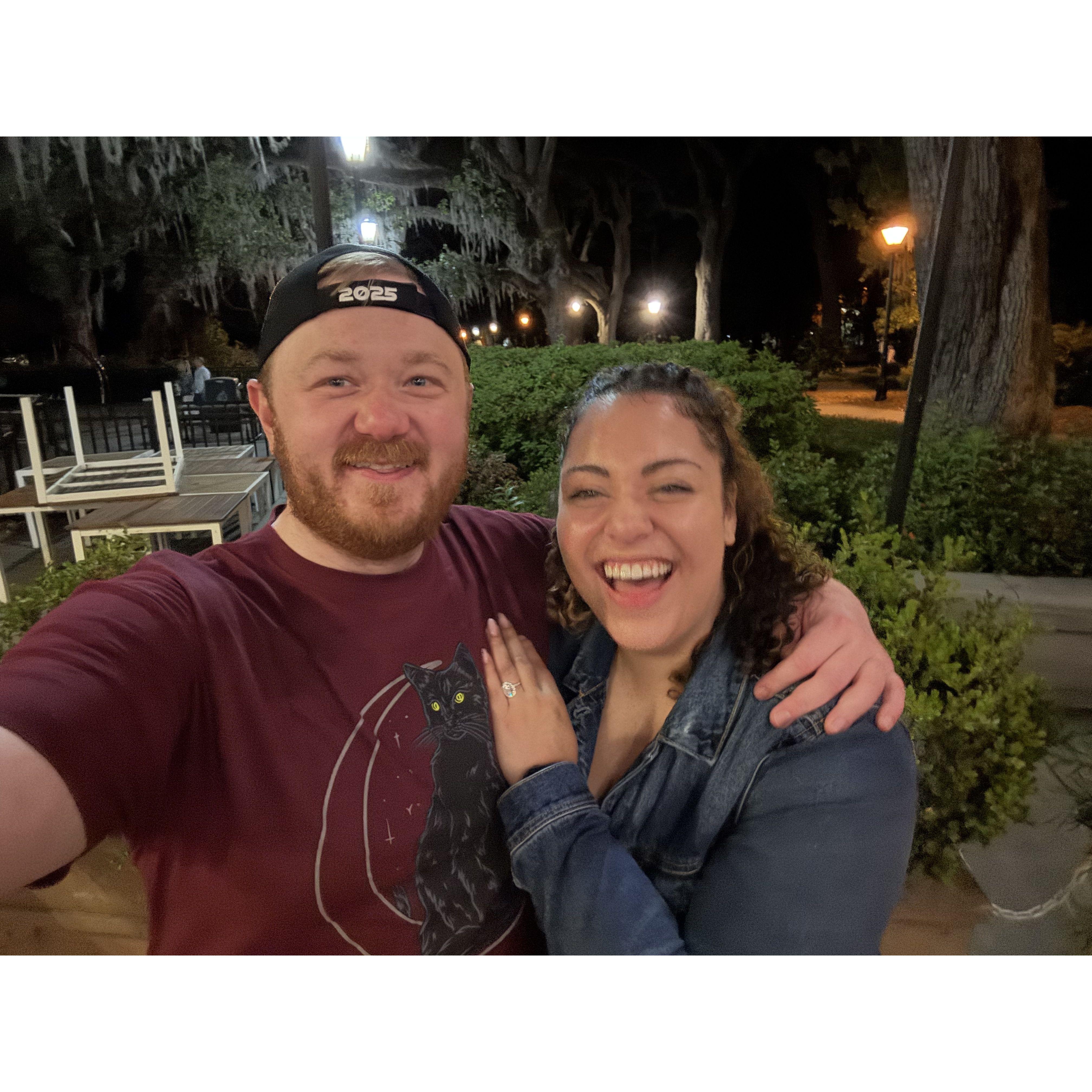 First wedding as an engaged couple!