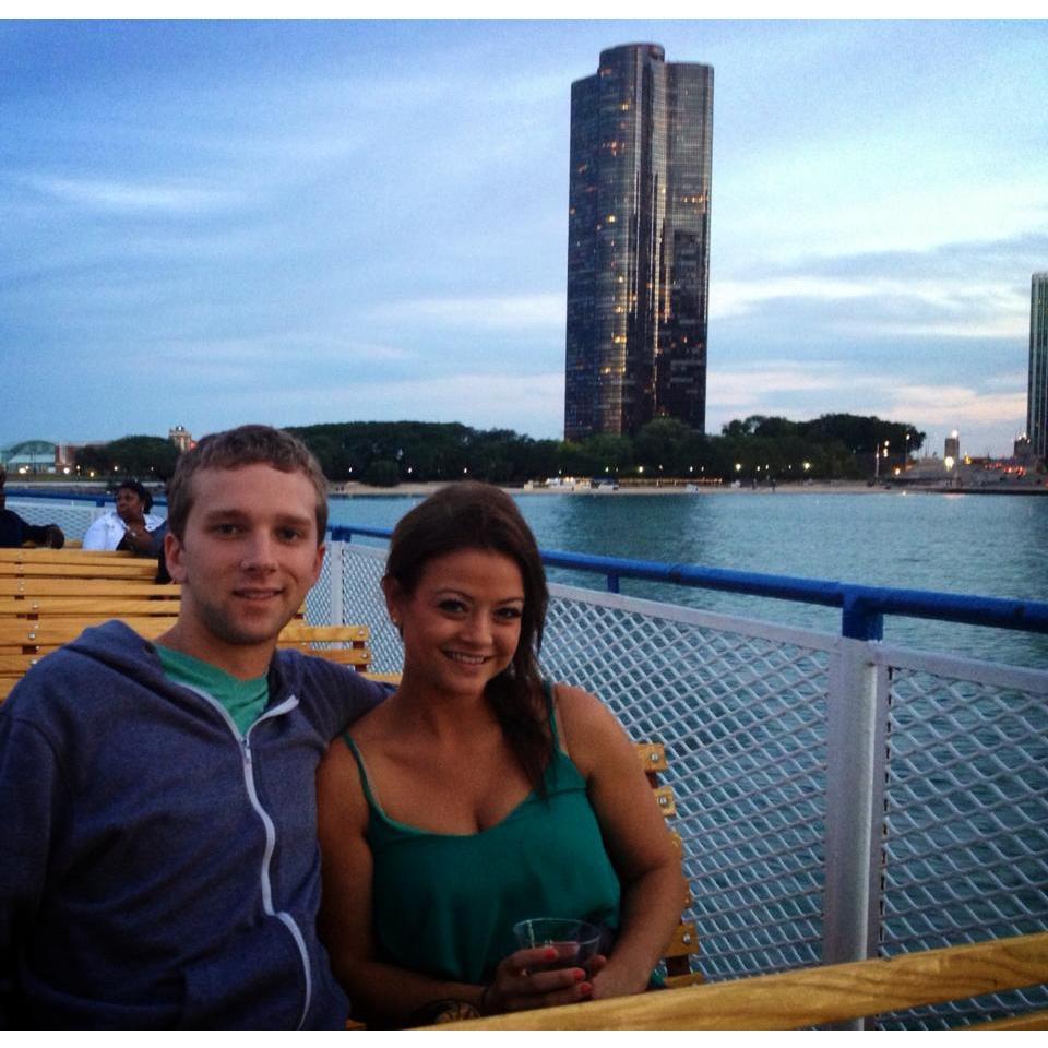 Our first trip away together to Chicago. September 2013