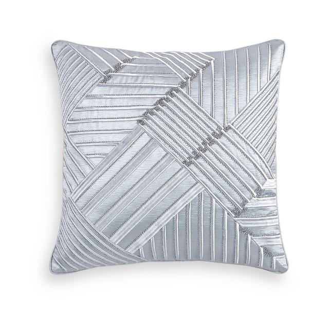 Hotel Collection Dimensional Embroidered 20" Square Decorative Pillow, Created for Macy's
