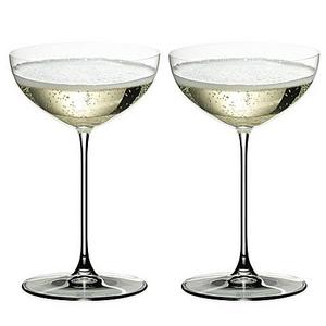 Riedel® Veritas Coupe/Moscato/Martini Wine Glasses (Set of 2)