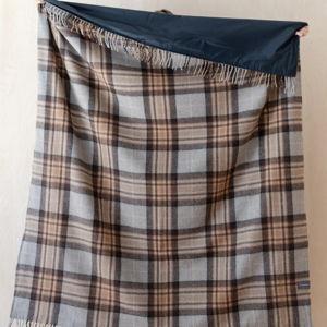 Recycled Wool Picnic Blanket in Mackellar Tartan
