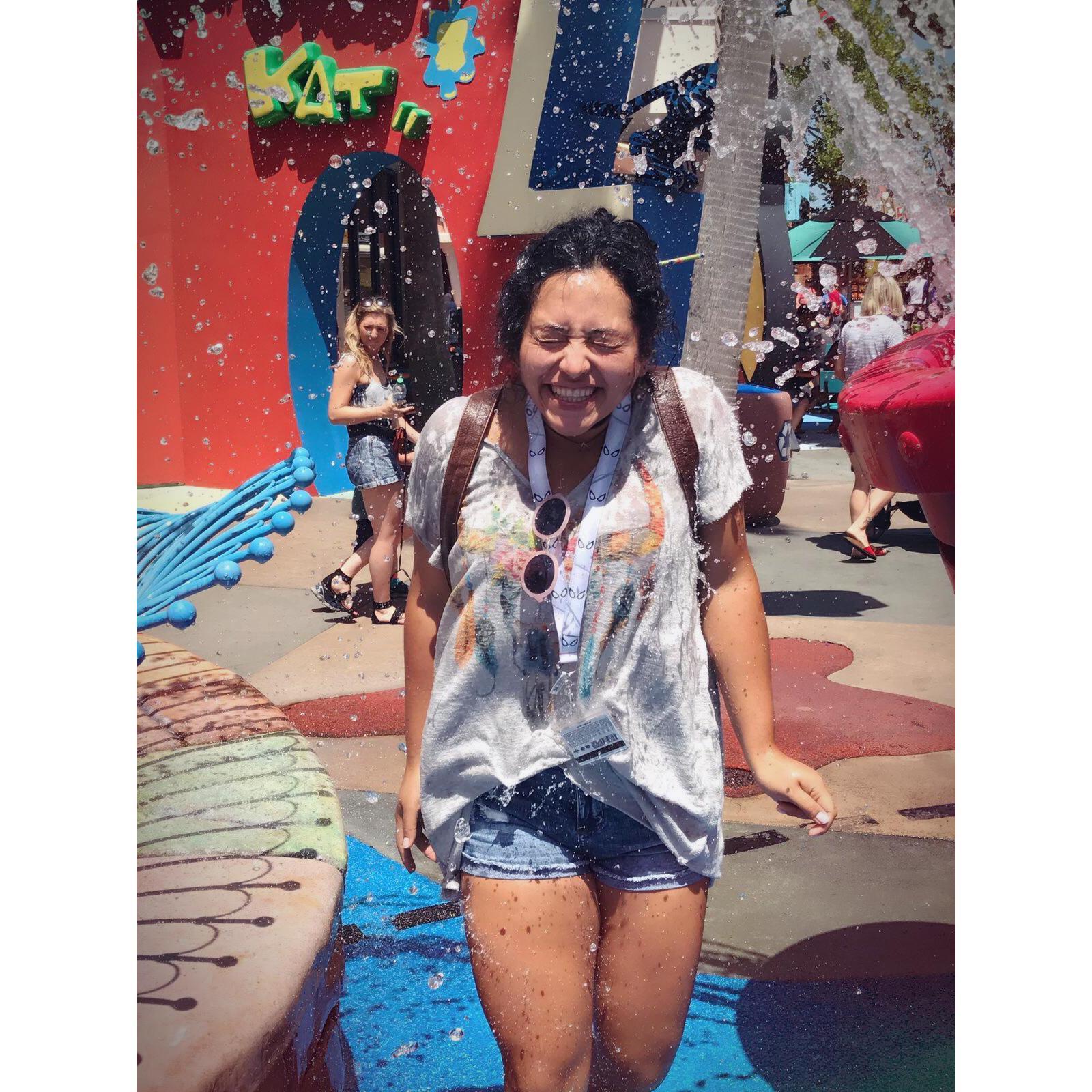this really was a refreshing five second stop for us at Universal Studios last year!