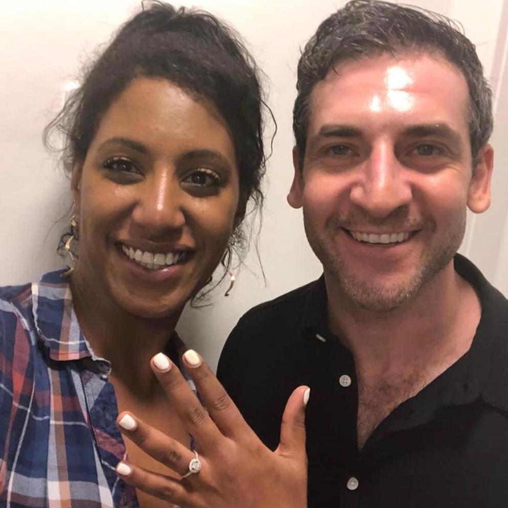 Celebrating our engagement last October!