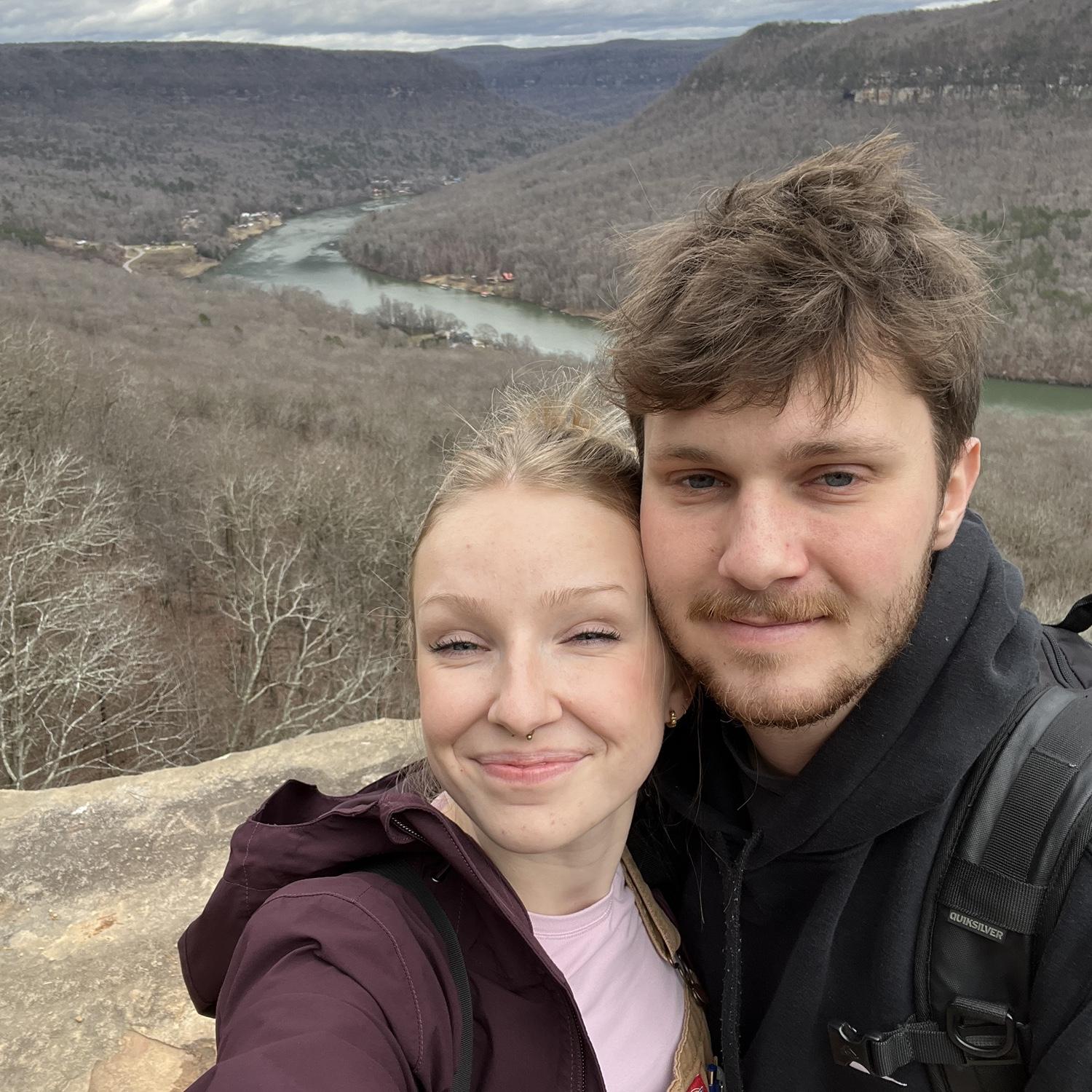 Our first time hiking to this lookout. Winston brought Alexia back three months later and proposed in this same spot!