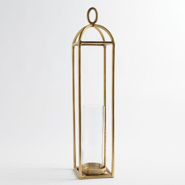 Fallon Outdoor Lantern: Brass: Large 38"