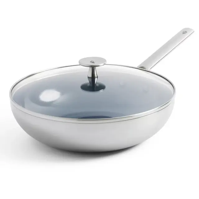Blue Diamond™ Triple Steel Nonstick 11-Inch Covered Wok