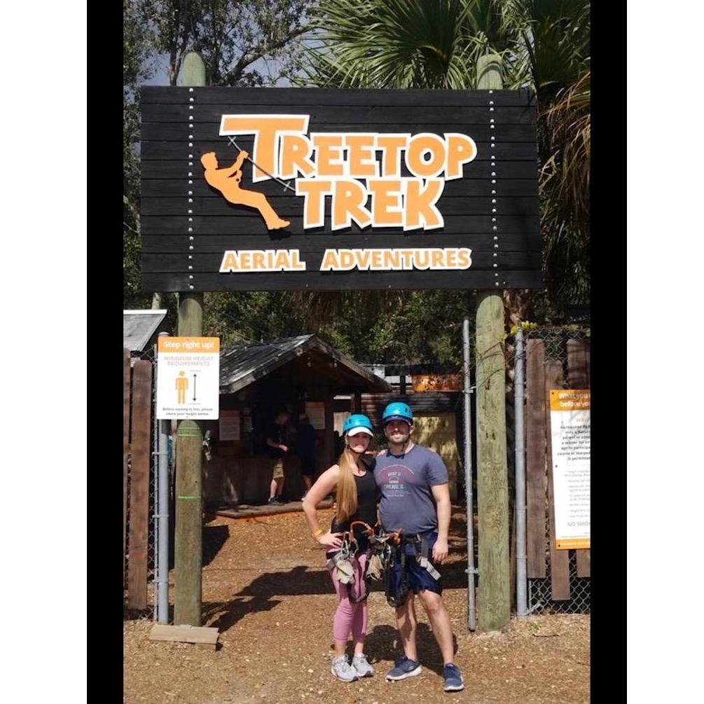 Zip lining adventure.