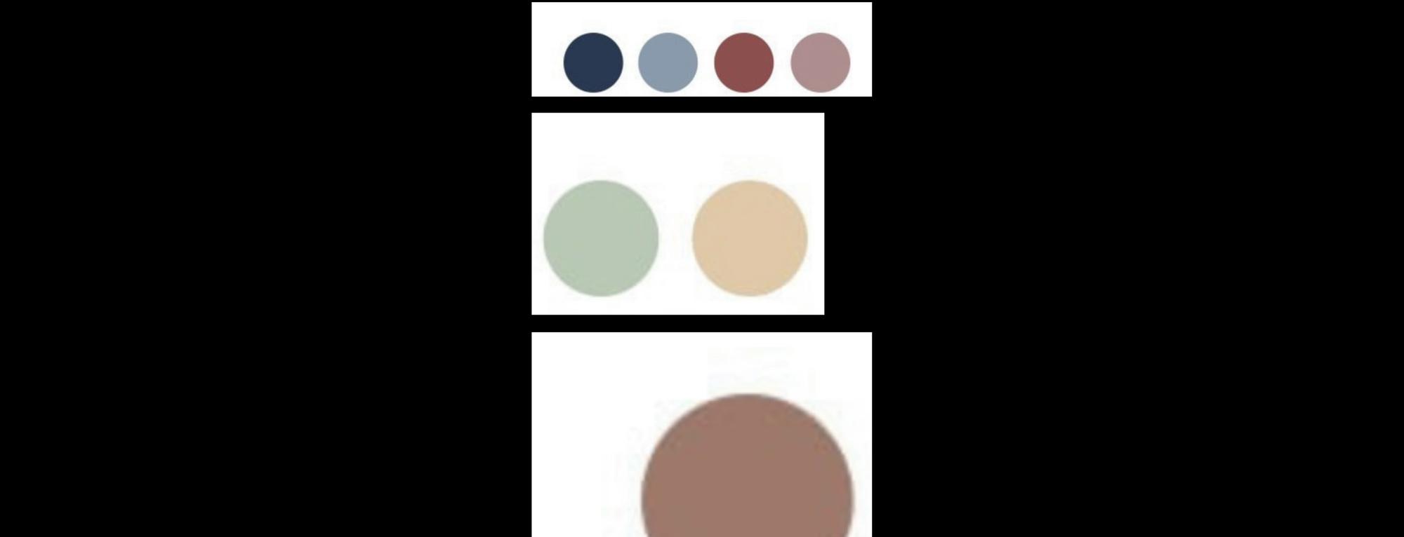 This is our color palette that we would like you all to wear!