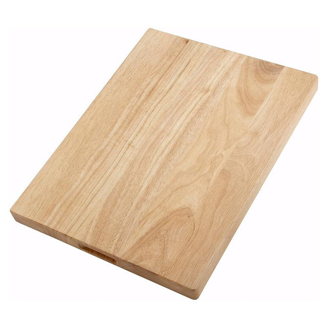 Winco WCB-1218 Wooden Cutting Board, 12-Inch x 18-Inch x 1.75-Inch, Tan, 12 X 18