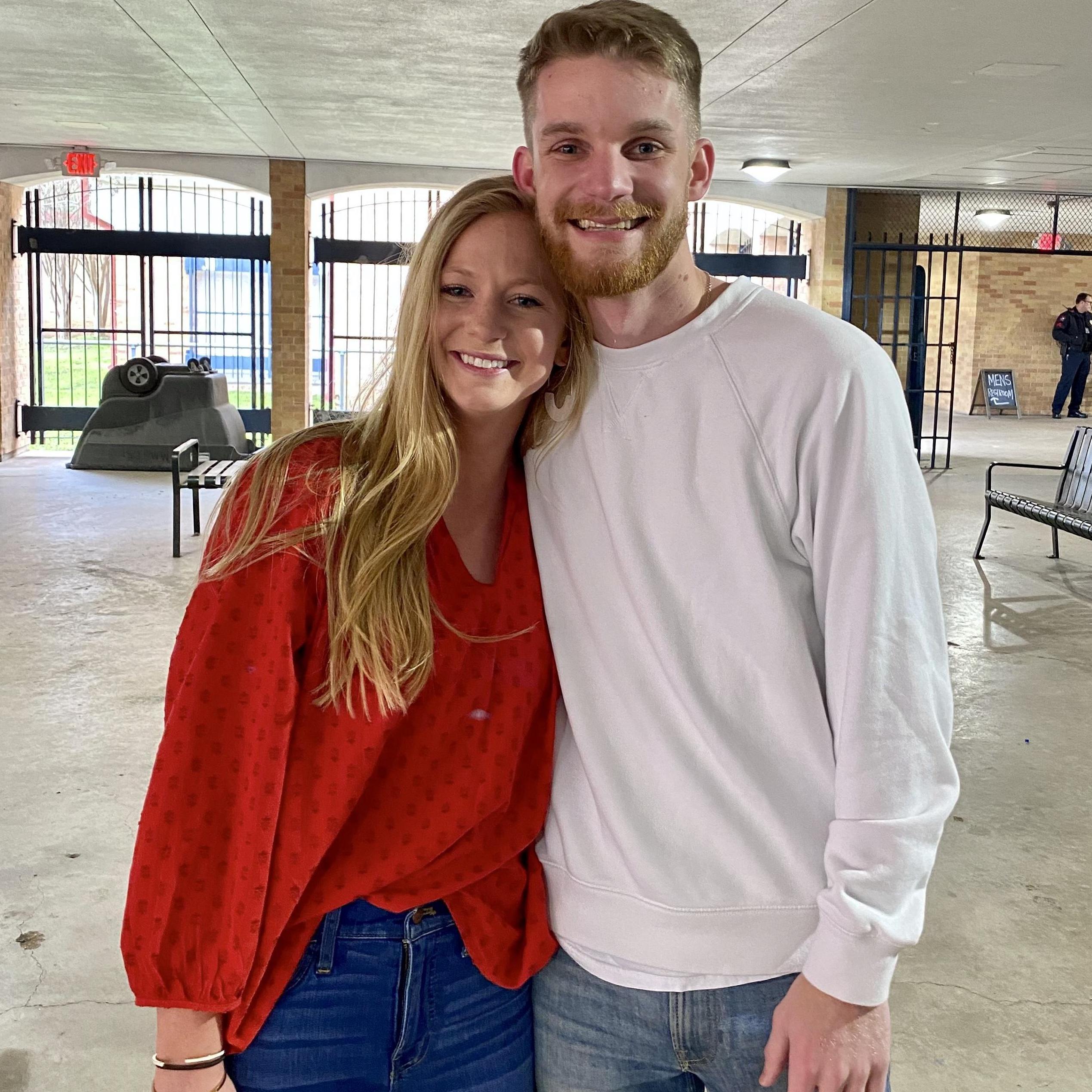 Feb. 23rd 2020 - Jared's baptism :) We weren't dating at this point, but it was a moment when we both started to notice each other more.