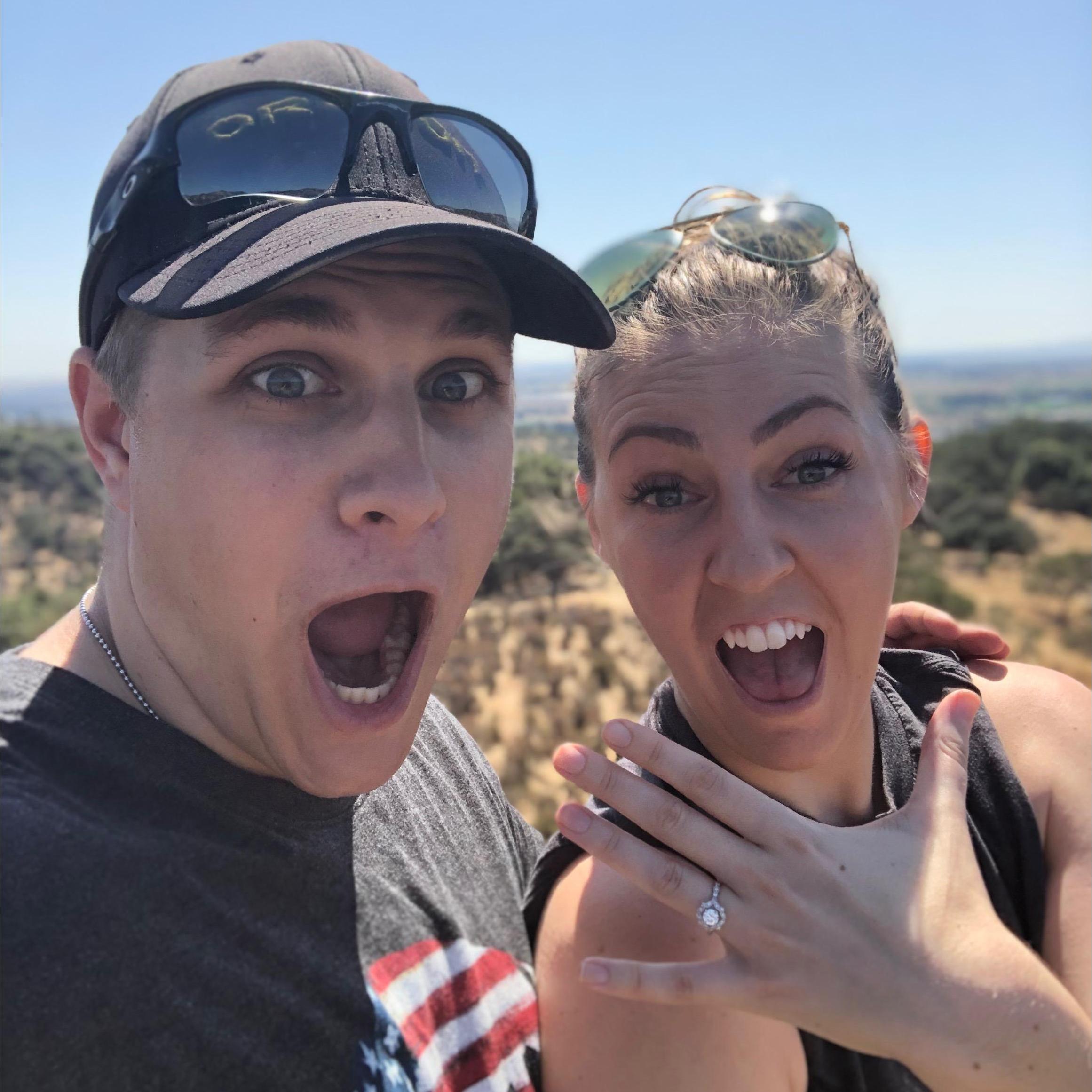 She said yes!