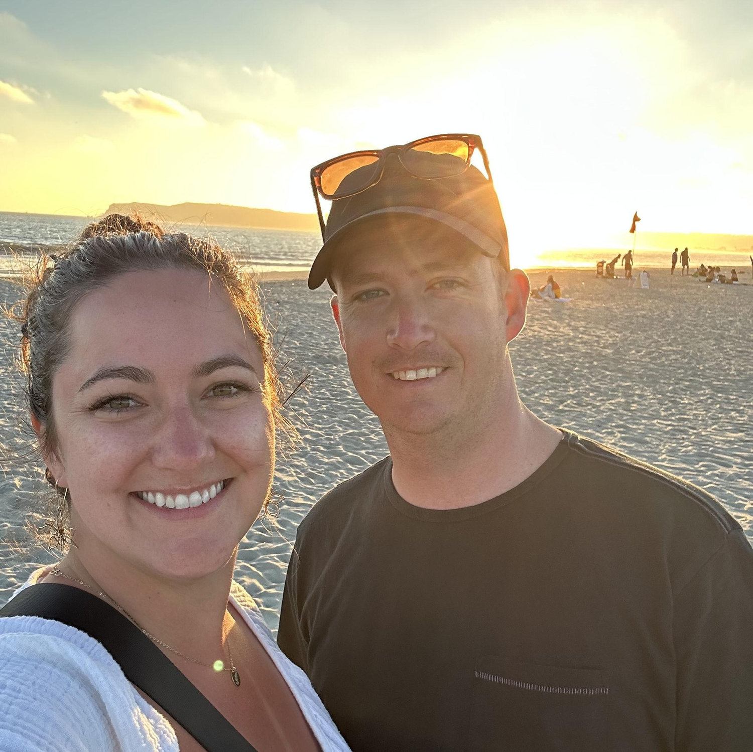 San Diego sunset beach walk