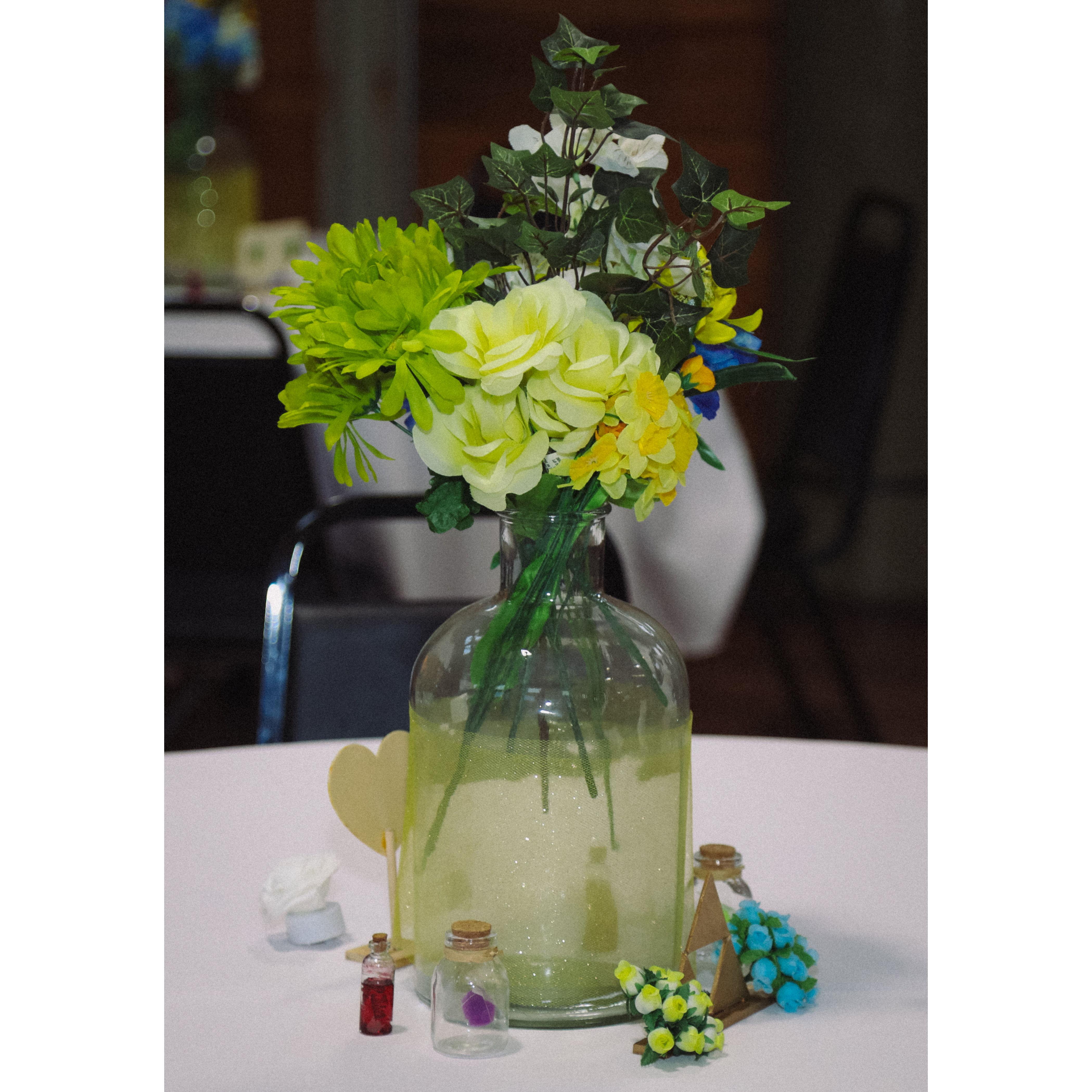 pre-ceremony centerpiece
