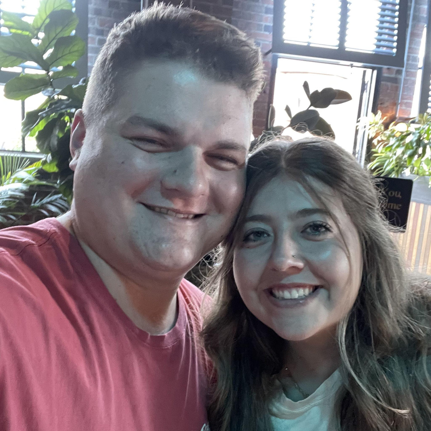 Our very first photo taken together!