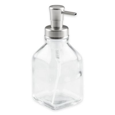 InterDesign® Cora Glass Foaming Soap Dispenser Pump