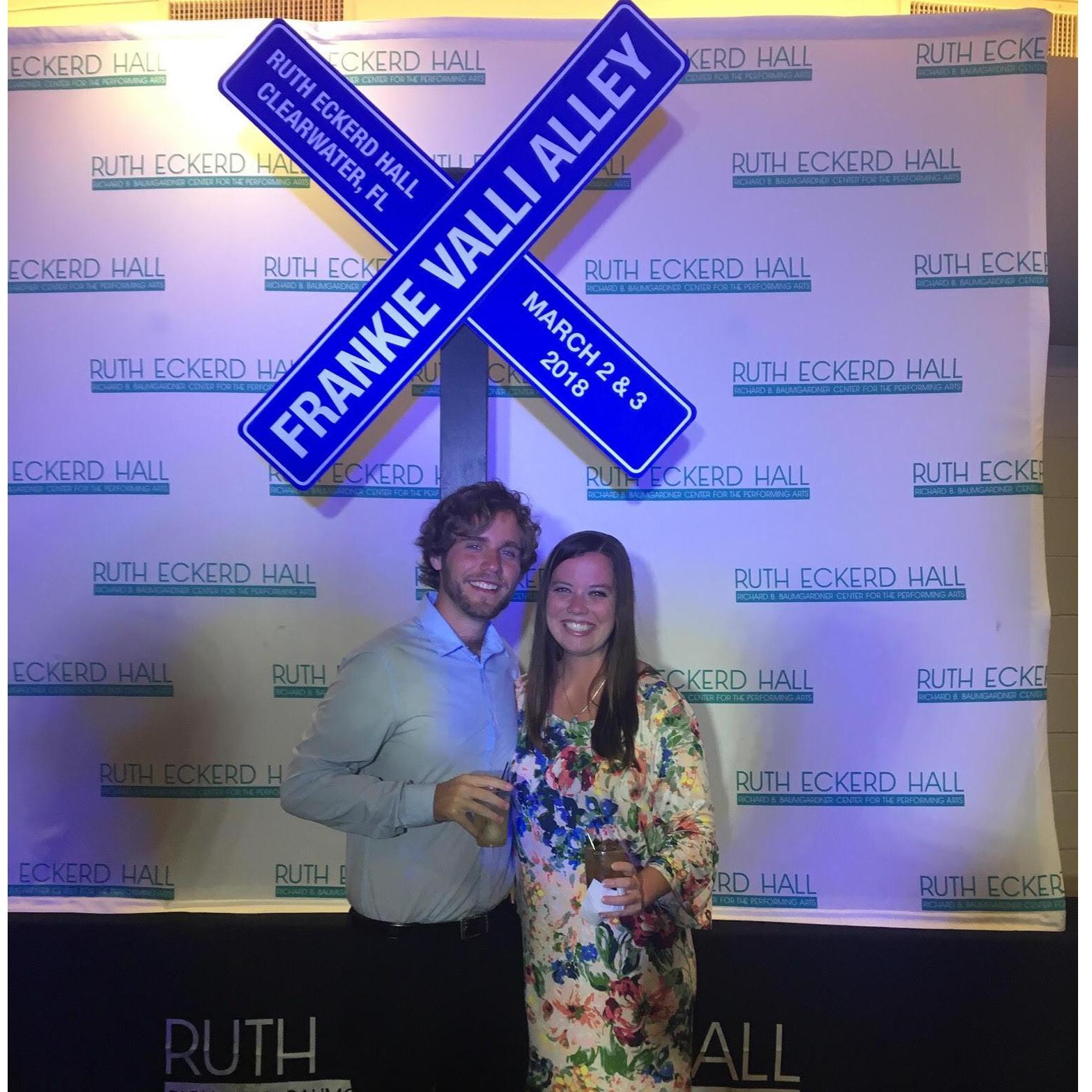 One of our favorite experiences, seeing our favorite artist, Frankie Valli