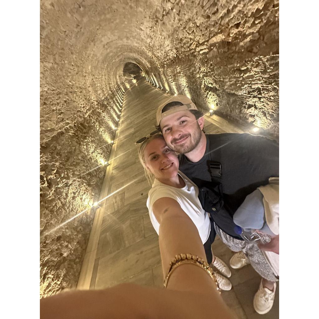The Bride and Groom exploring Athens!