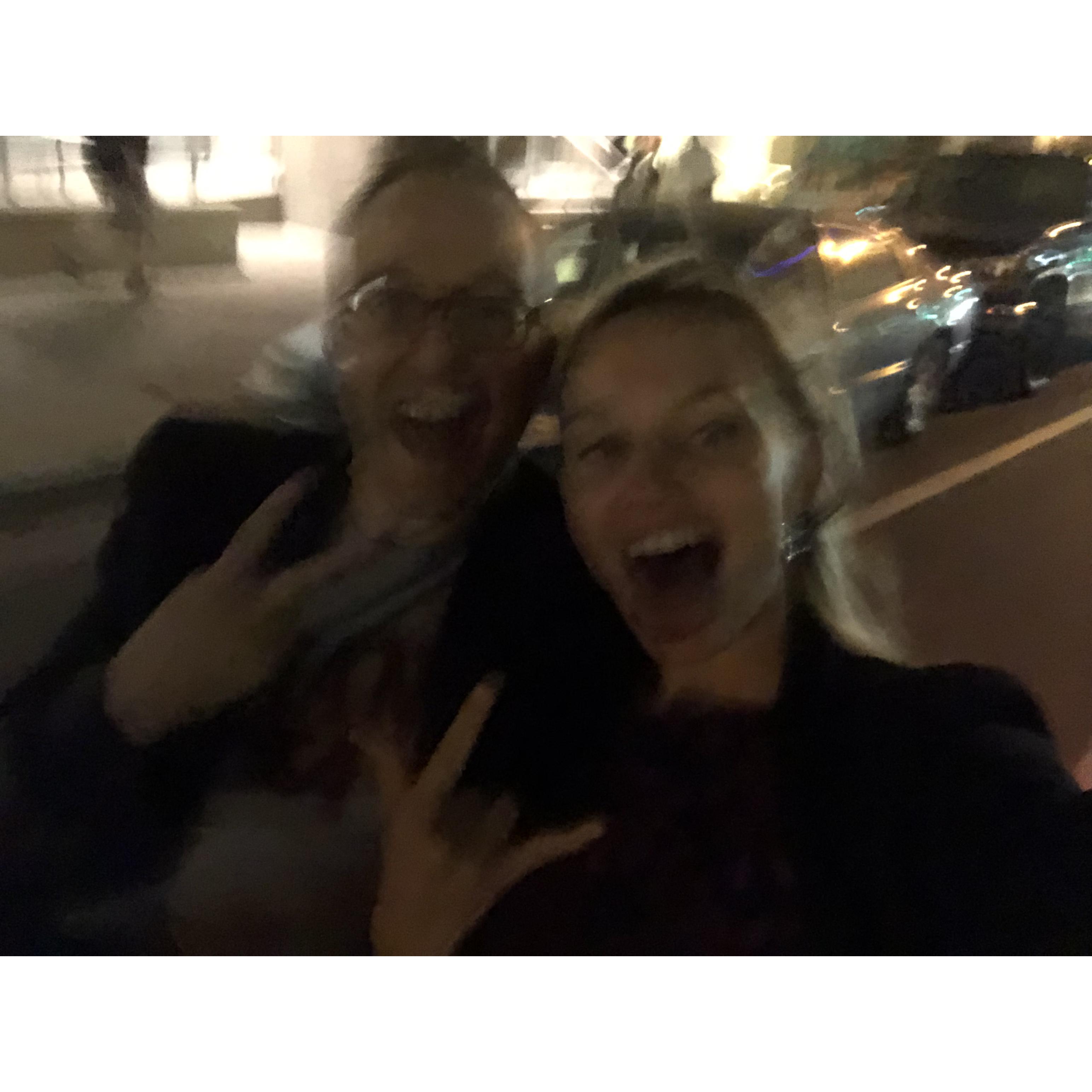 Very drunk on a bike cab 😂