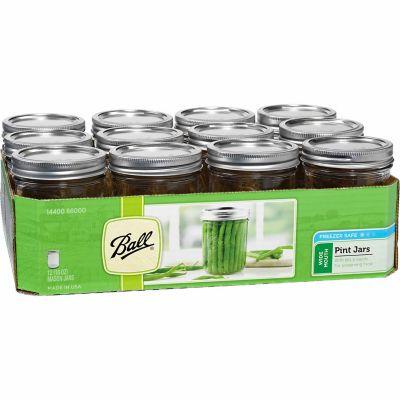 Ball Wide Mouth Pint Jar, Pack of 12