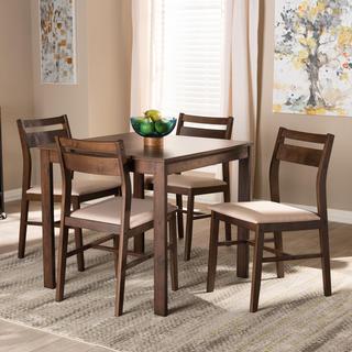 Lovy Modern and Contemporary Upholstered 5-Piece Dining Set