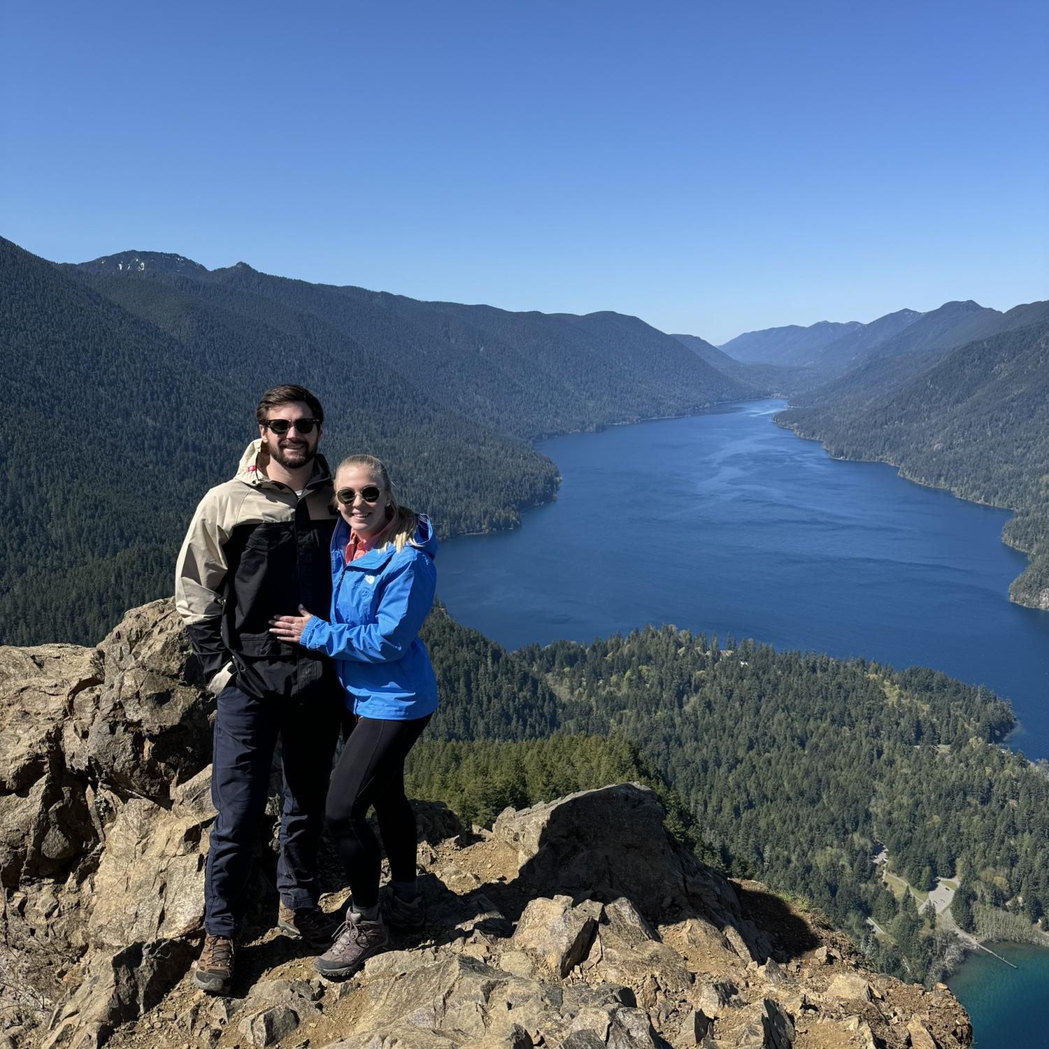 The top of Mt. Storm King in Olympic National Park.