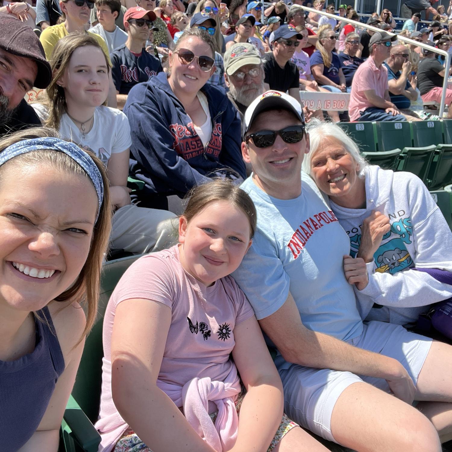 Portland Sea Dogs Minor League Baseball game
