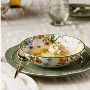 Anthropology Eden Stoneware Pasta Bowls, Set of 4